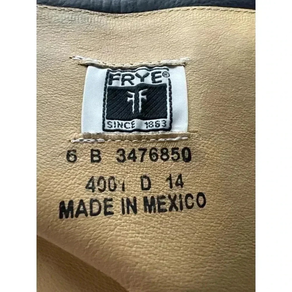 FRYE Black Leather Women's Boots - Picture 6 of 6